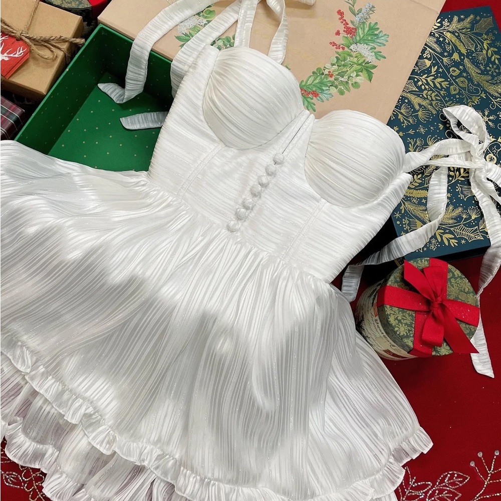 FRAGRANT JASMINE MINI DRESS